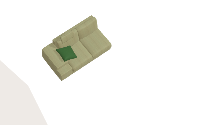 Fama Calessi Fabric Corner Sofa