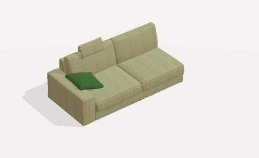 Fama Calessi Fabric Corner Sofa