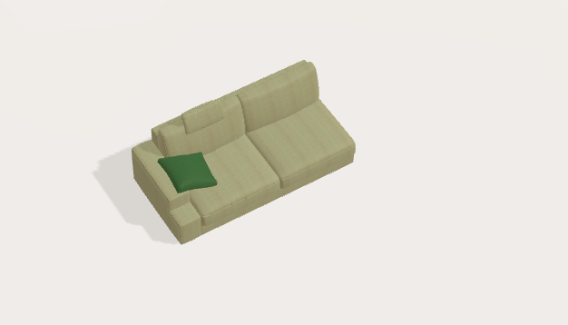 Fama Calessi Fabric Corner Sofa