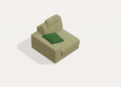 Fama Calessi Fabric Corner Sofa