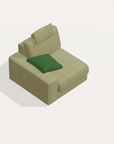 Fama Calessi Fabric Corner Sofa