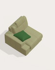 Fama Calessi Fabric Corner Sofa