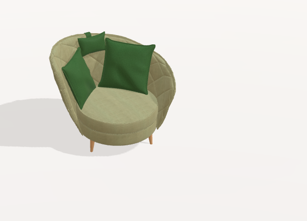 Fama Volta Swivel Armchair