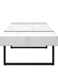 Montblanc White Marble Effect Coffee Table MON-6429