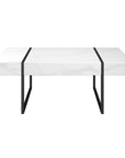 Montblanc White Marble Effect Coffee Table MON-6429