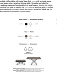 Calligaris Connubia Magic-J folding table CB5041-A