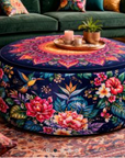 Fellini Home Mandala Footstools