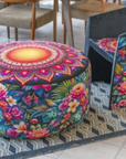 Fellini Home Mandala Footstools