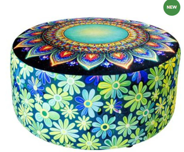 Fellini Home Mandala Footstools