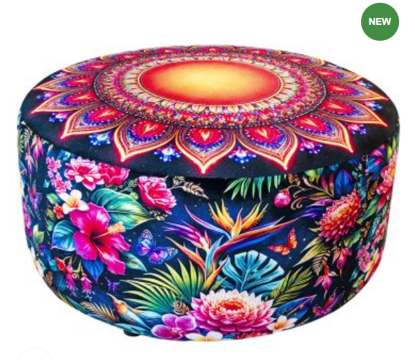 Fellini Home Mandala Footstools