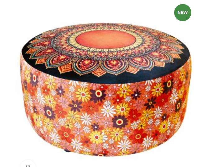 Fellini Home Mandala Footstools