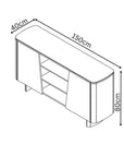 Torelli Castello Ceramic Sideboard