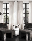 Nami Black Accent Chair
