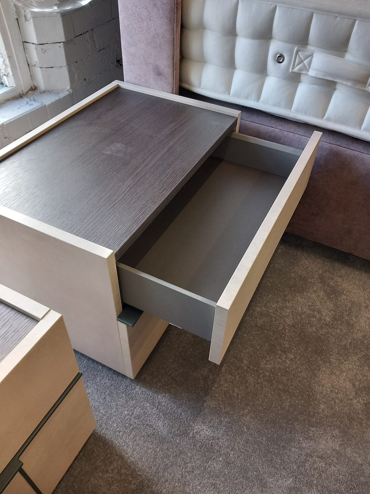 Tomasella Hashtag Bedside/Nightstand - Ex Display 2 only