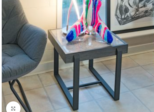 Fellini Home Novara Industrial Side Table