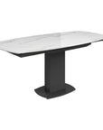 Olivia 119-179cm Ceramic Swivel Extending Dining Table