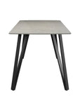 Riviera 140cm Grey Ceramic Dining Table