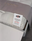 VISPRING Bedstead Realm Mattress with Bedstead Pad & 2 Wool Adjustable Pillows - Ex Display