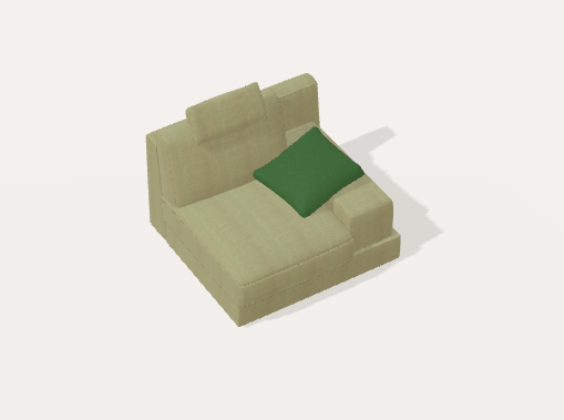 Fama Calessi Fabric Corner Sofa