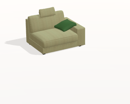Fama Calessi Fabric Corner Sofa