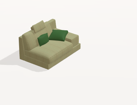 Fama Calessi Fabric Corner Sofa
