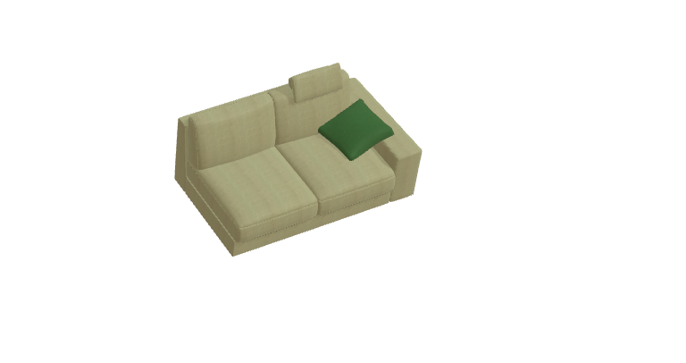 Fama Calessi Fabric Corner Sofa