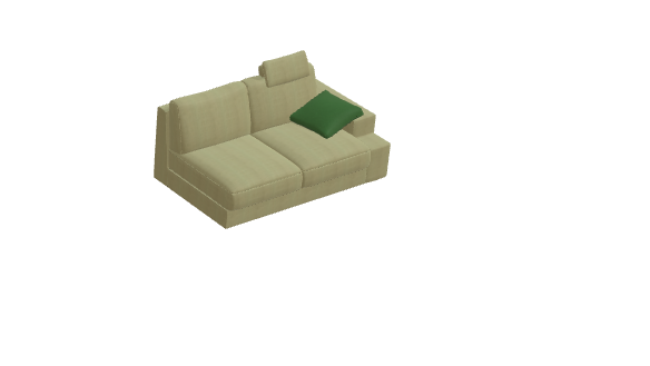 Fama Calessi Fabric Corner Sofa