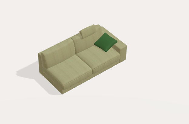 Fama Calessi Fabric Corner Sofa