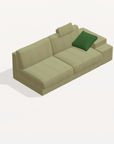 Fama Calessi Fabric Corner Sofa