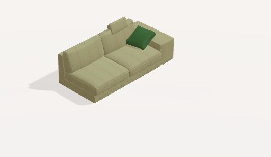 Fama Calessi Fabric Corner Sofa