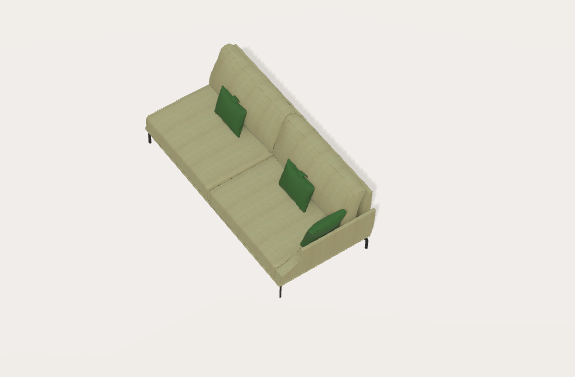 Fama Luxor Fabric Sofa 107cm