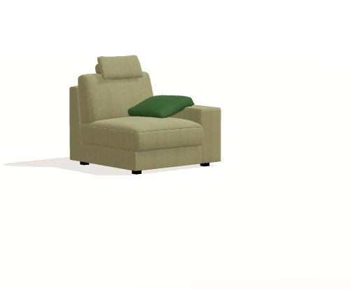 Fama Calessi Fabric Corner Sofa
