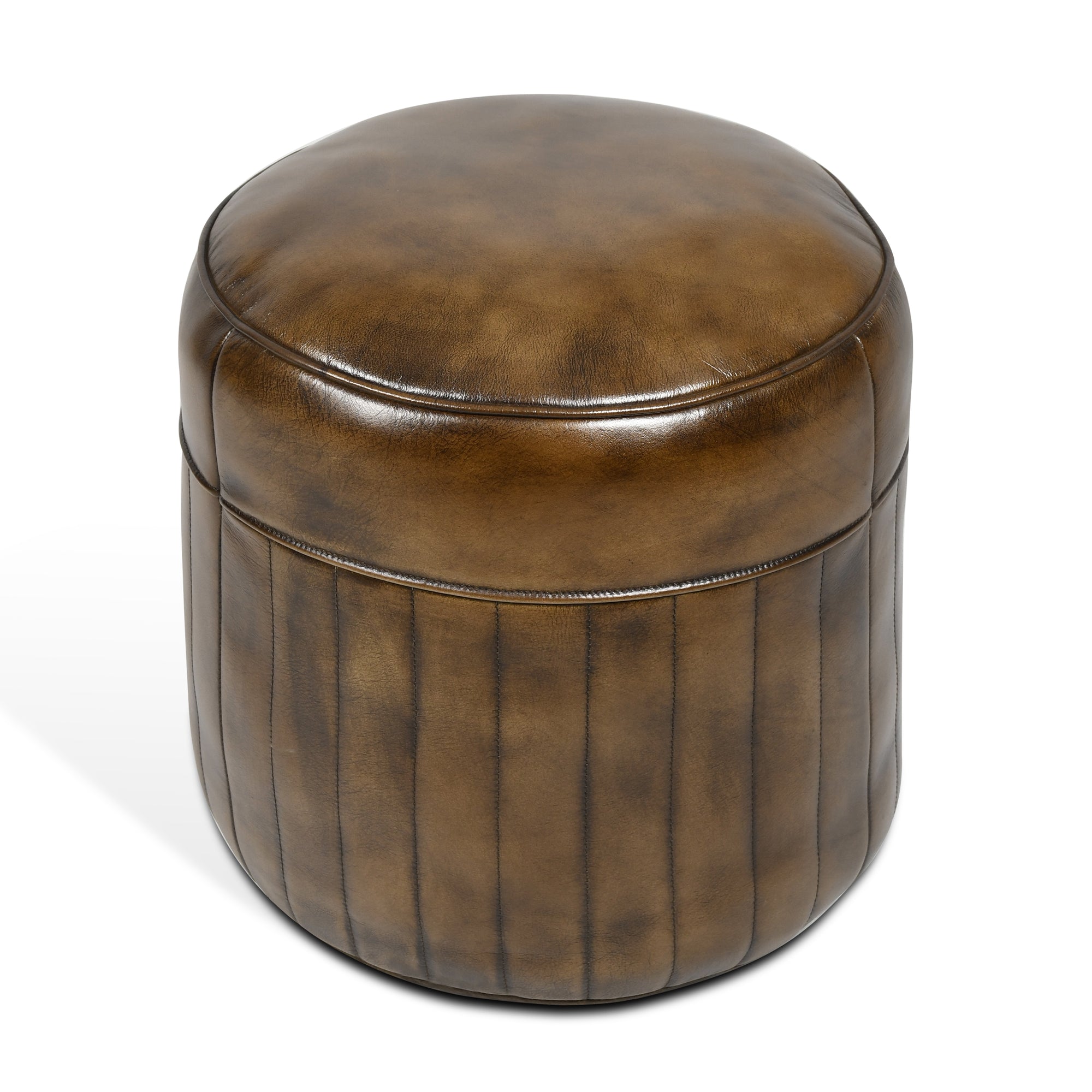 Saddle Round Footstool