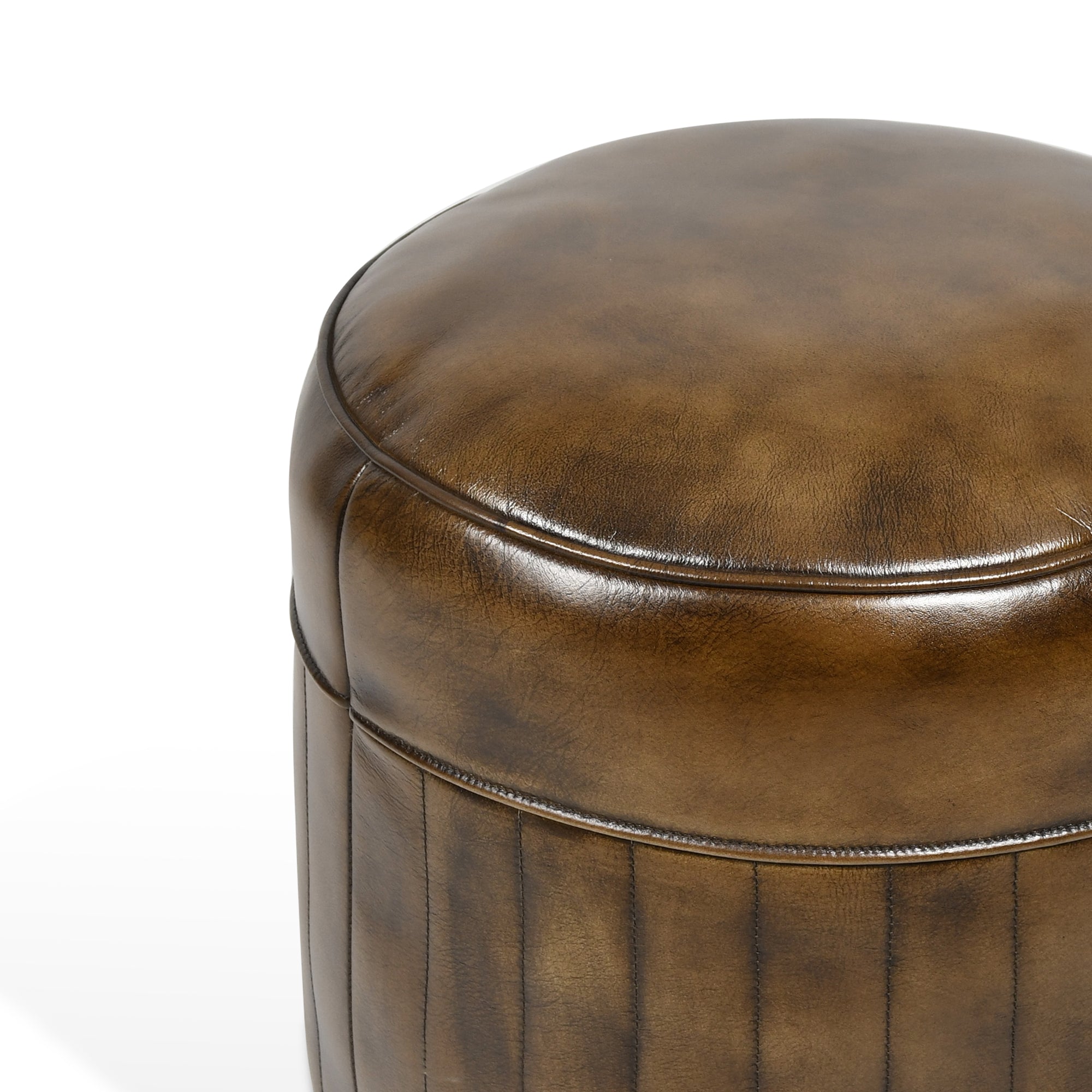 Saddle Round Footstool