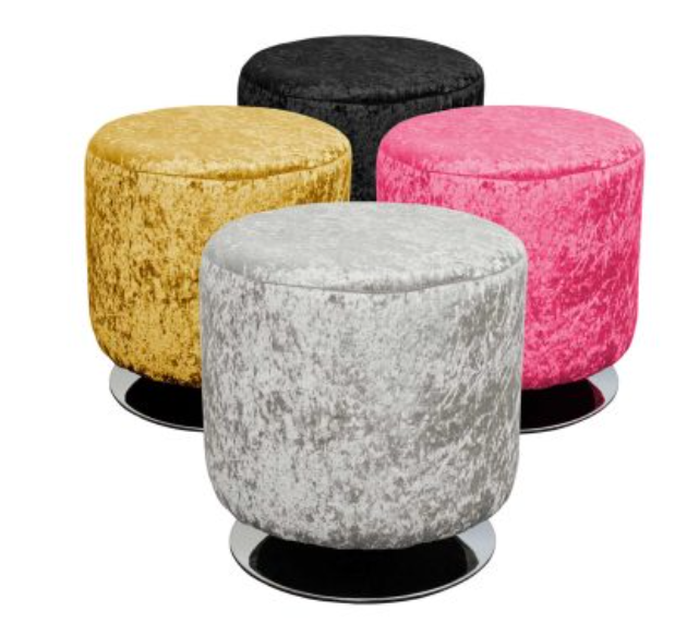 Fellini Home Round Swivel Drum Footstool