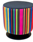 Fellini Home Round Swivel Drum Footstool