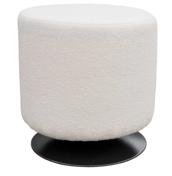 Fellini Home Round Swivel Drum Footstool