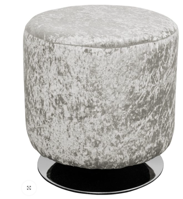 Fellini Home Round Swivel Drum Footstool