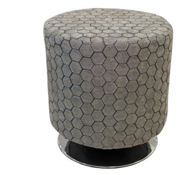 Fellini Home Round Swivel Drum Footstool