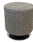 Fellini Home Round Swivel Drum Footstool