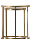 Gallery Direct Rowe Nest Table Gold
