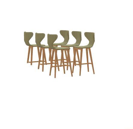 Fama Helga Stool and Chair
