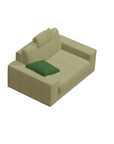 Fama Calessi Fabric Corner Sofa