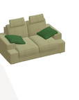 Fama Calessi Fabric Corner Sofa