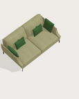 Fama Luxor Fabric Sofa 107cm