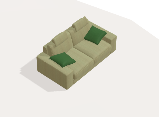 Fama Calessi Fabric Corner Sofa