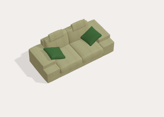 Fama Calessi Fabric Corner Sofa
