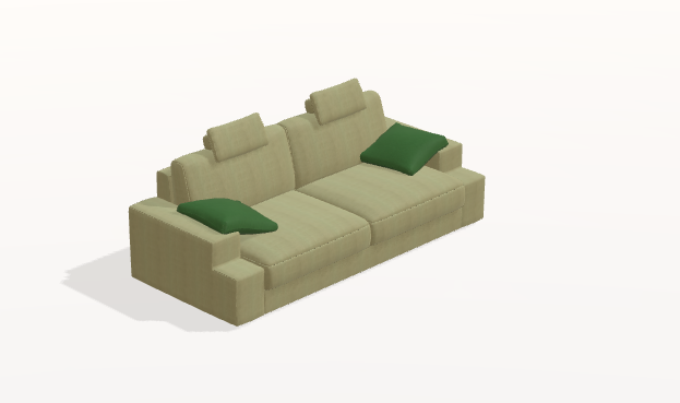 Fama Calessi Fabric Corner Sofa