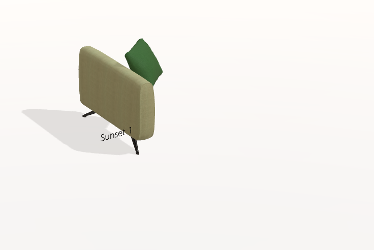 Fama Babylon Fabric Sofa