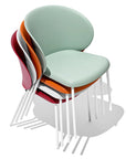 Calligaris Connubia Tuka Chair (CB2134) Metal Frame